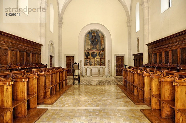 Kapelle der hl. Anna  Benediktinerabtei Montecassino  Monte Cassino  Cassino  Latium  Italien  Europa