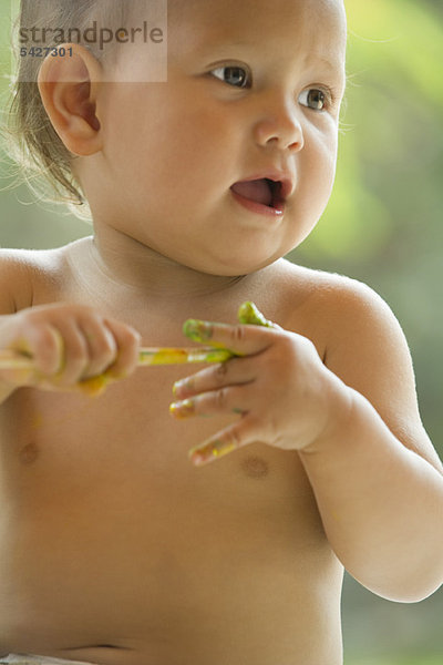 Baby-Haltepinsel  Portrait