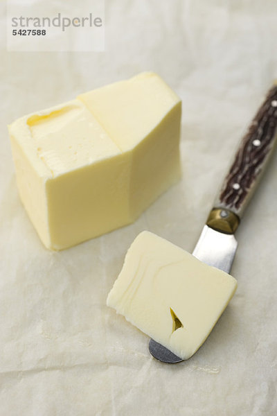 Butter und Messer