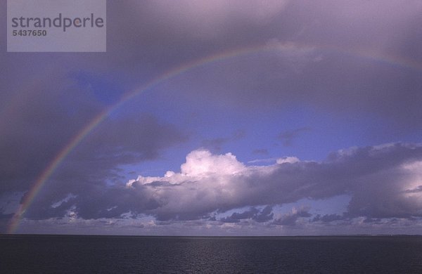 Regenbogen über der Nordsee