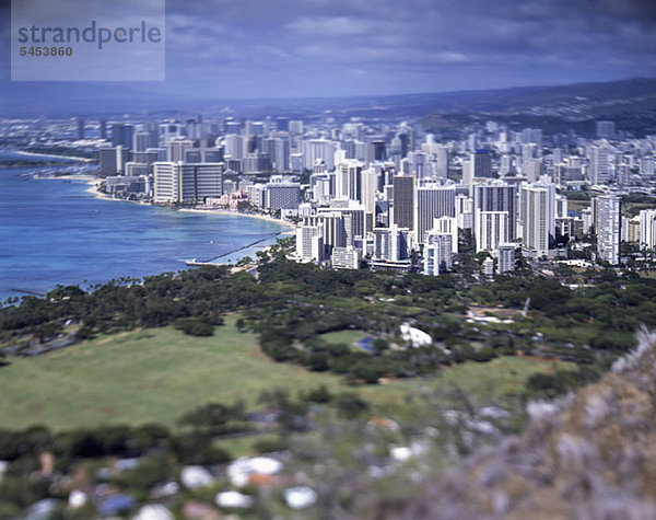 Waikiki  Honolulu  Hawaii  Kippschaltung