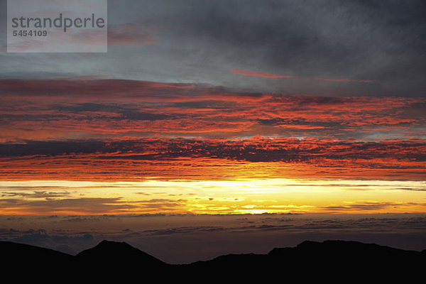 Haleakala Wolkenlandschaft