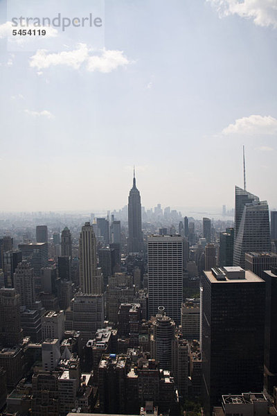 Midtown Manhattan Stadtlandschaft  Hochwinkelansicht