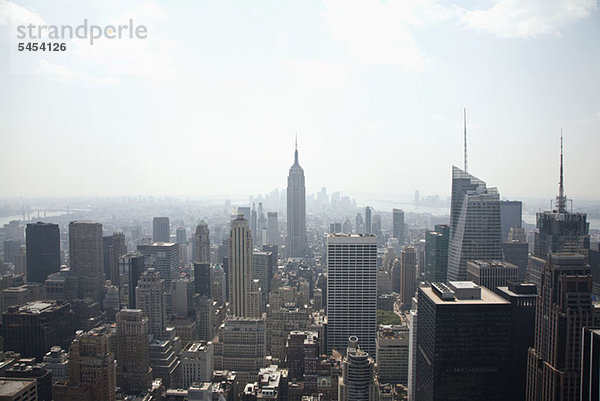 Midtown Manhattan Stadtlandschaft  Hochwinkelansicht