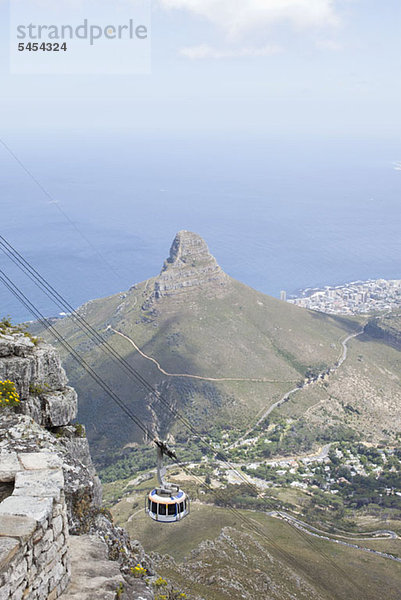 Seilbahn auf dem Tafelberg