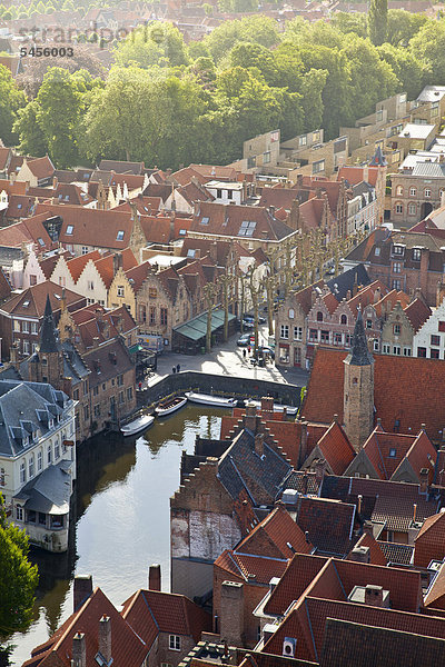 Europa UNESCO-Welterbe Luftbild Belgien Flandern
