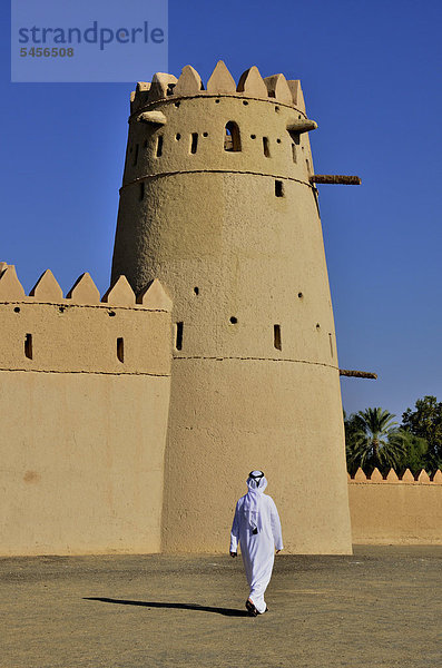 Al Jahili-Fort von Al Ain  Unesco-Weltkulturerbe  Abu Dhabi  Vereinigte Arabische Emirate  Arabische Halbinsel  Orient  Asien