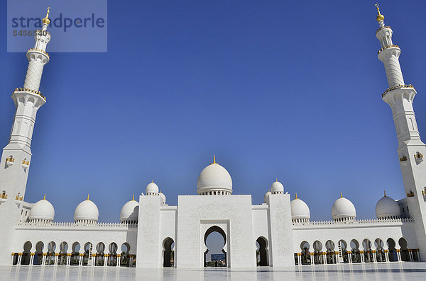 Sheikh Zayed-Moschee  Abu Dhabi  Vereinigte Arabische Emirate  Arabische Halbinsel  Asien