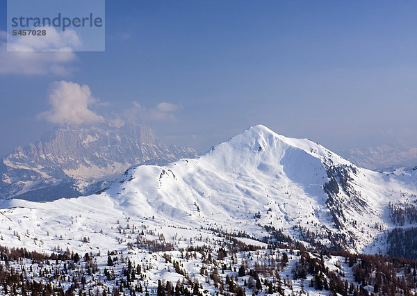 Gipfel von Monte Civetta und Monte Pore  Dolomiten  Italien  Europa