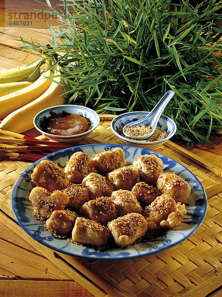 Honigbananen mit Sesam  China  Rezept gegen Gebühr erhältlich