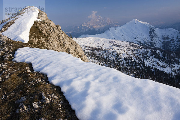 Gipfel von Monte Civetta und Monte Pore vom Col Galina  Dolomiten  Italien  Europa