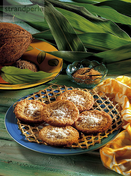Kokosnuss-Kekse  Karibik  Rezept gegen Gebühr erhältlich