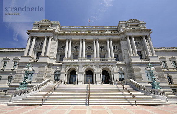 The Jefferson Building  Library of Congress  Capitol Hill  Washington DC  District of Columbia  Vereinigte Staaten von Amerika  USA  ÖffentlicherGrund