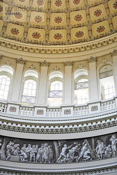 Rotunda  Rotunde der Kuppel  United States Capitol  Kapitol  Capitol Hill  Washington DC  District of Columbia  Vereinigte Staaten von Amerika  USA