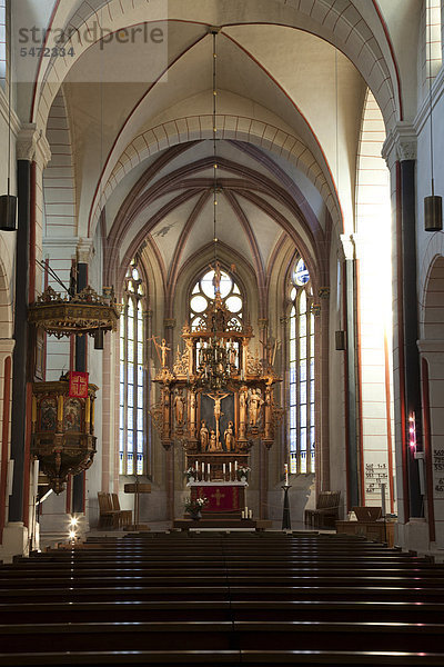 Marktkirche  Goslar  UNESCO-Weltkulturerbestätte  Harz  Niedersachsen  Deutschland  Europa