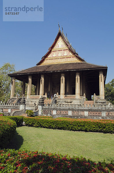Museum für buddhistische Kunst  Ho Phra Keo Tempel  Vientiane  Laos  Indochina  Asien