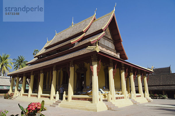 Wat Sisaket Tempel  Vientiane  Laos  Indochina  Asien
