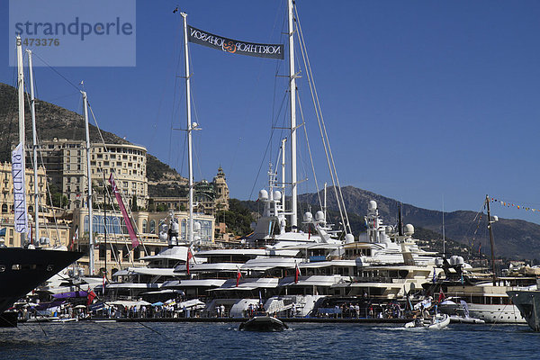 Motorjacht Europa Yacht Casino Cote d Azur Mittelmeer Monaco Show