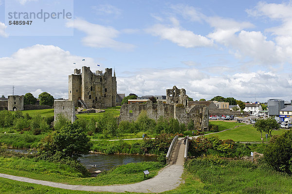 Trim Castle  County Meath  Irland  Europa