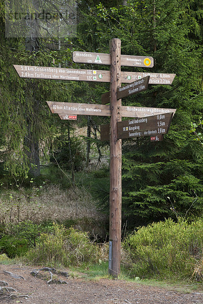 Informationstafel an der Talsperre Oderteich  Nationalpark Harz  Oberharz  Harz  Niedersachsen  Deutschland  Europa  ÖffentlicherGrund