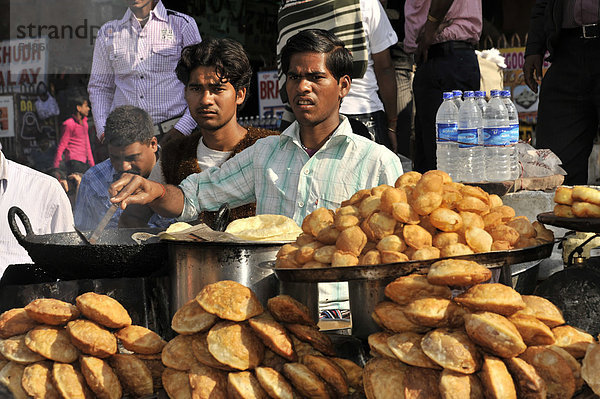 Garküche  Straßenverkauf  Agra  Uttar Pradesh  Nordindien  Indien  Asien