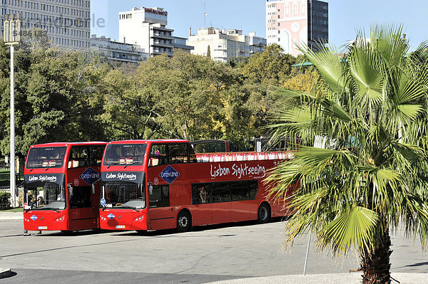 Lisbon Sightseeing Busse  Stadtrundfahrten  Lissabon  Lisboa  Portugal  Europa