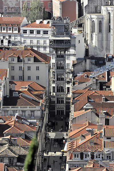 Lissabon Hauptstadt Europa heben Ansicht Portugal