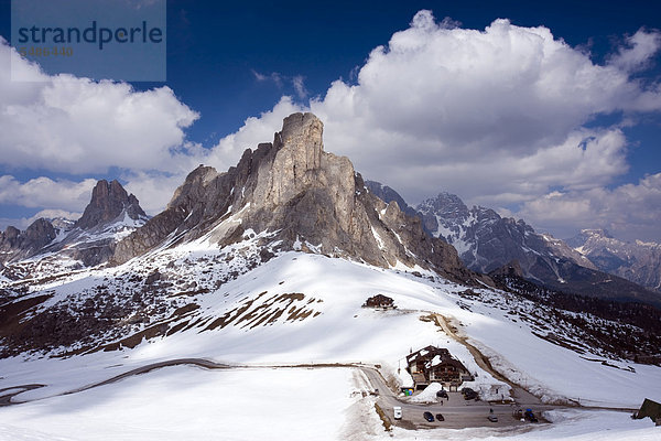 Passo Giau und Averau Gipfel  Dolomiten  Italien  Europa