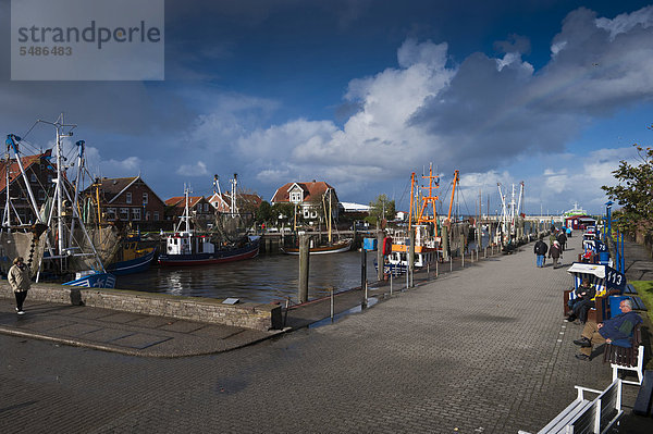 Hafen Europa Ostfriesland Deutschland Niedersachsen Neuharlingersiel