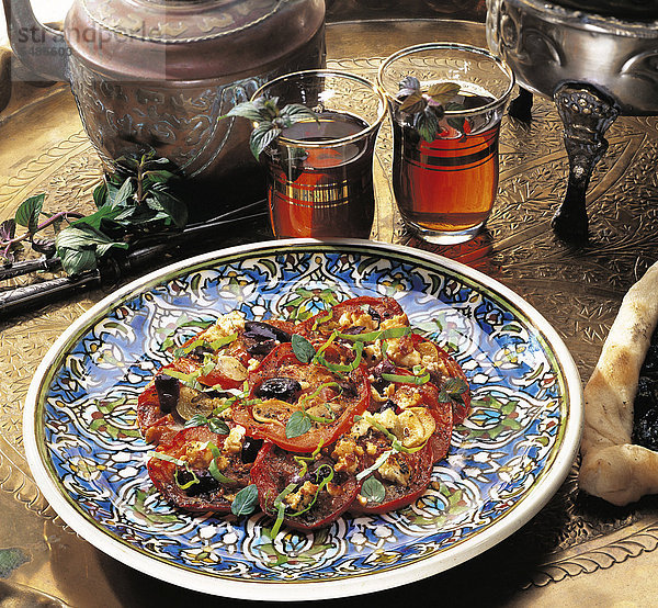 Gerösteter Tomatensalat  Türkei  Rezept gegen Gebühr erhältlich