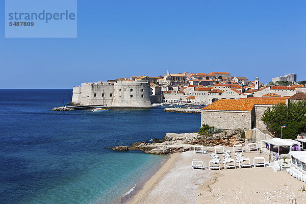 Europa Stadt Geschichte Ignoranz UNESCO-Welterbe Kroatien Dalmatien Dubrovnik