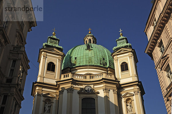 Peterskirche  1708 vollendet  Petersplatz  Wien  Österreich  Europa