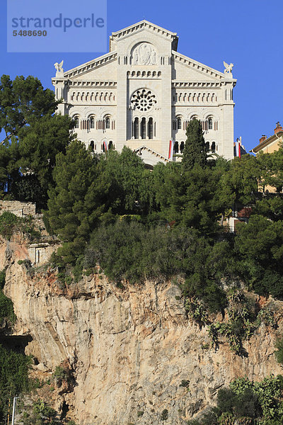 Kathedrale in der Altstadt  Fürstentum Monaco  CÙte d'Azur  Europa