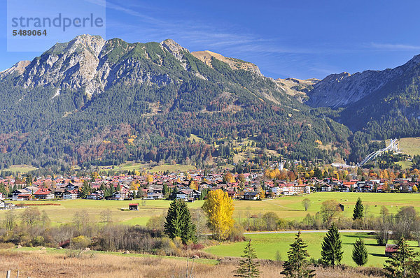 Europa Berg Bayern Deutschland Oberstdorf