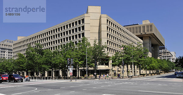 United States J. Edgar Hoover FBI Federal Bureau of Investigation Building  Washington DC  District of Columbia  Vereinigte Staaten von Amerika  USA  ÖffentlicherGrund