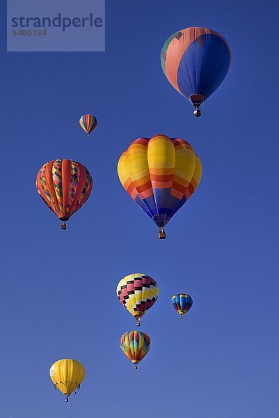 USA  New Mexico  Albuquerque  Luftballons beim Ballonfest