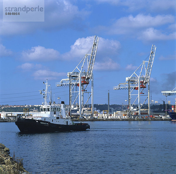 Hafen von Le Havre  DÈpartement Seine-Maritime  Normandie  Frankreich  Europa