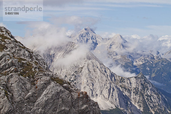 Karwendelgebirge  Alpen  Bayern  Deutschland  Europa