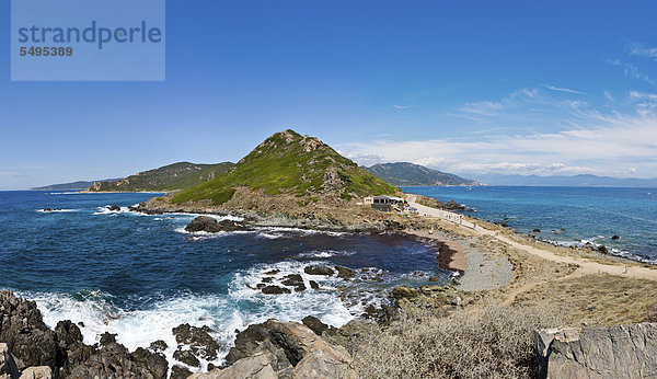 Felsen am Torra di a Parata  Ajaccio  Korsika  Frankreich  Europa