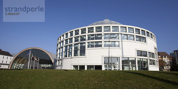 Stadthalle  Architekturbüro Gerkan  Marg und Partner  Bielefeld  Ostwestfalen-Lippe  Nordrhein-Westfalen  Deutschland  Europa  ÖffentlicherGrund