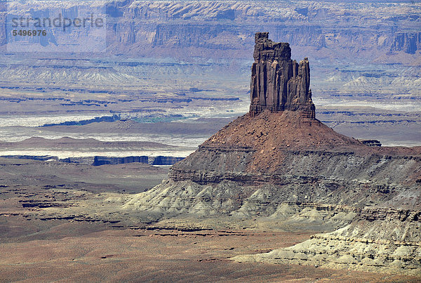 Green River Overlook  The Maze  Canyonlands Nationalpark  Moab  Utah  Vereinigte Staaten von Amerika  USA