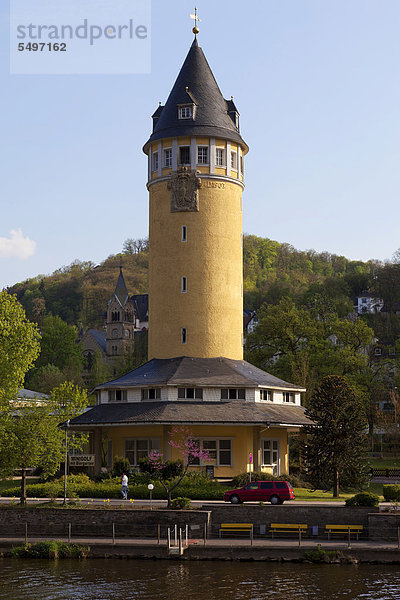 Wasserturm  Bad Ems an der Lahn  Rheinland-Pfalz  Deutschland  Europa