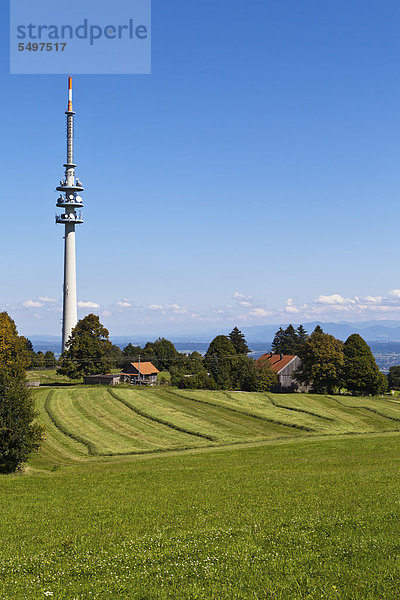 Sender Hohenpeißenberg  Oberbayern  Bayern  Deutschland  Europa  ÖffentlicherGrund