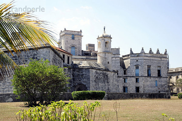 Kastell  Castillo de la Real Fuerza  historische Altstadt von Havanna Zentrum  Habana Vieja  Kuba  Große Antillen  Karibik  Mittelamerika  Amerika