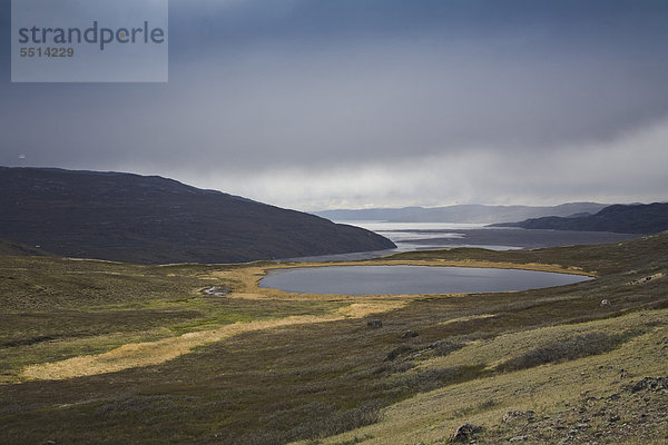 Landschaft am Kangerlussuaq-Fjord  Grönland