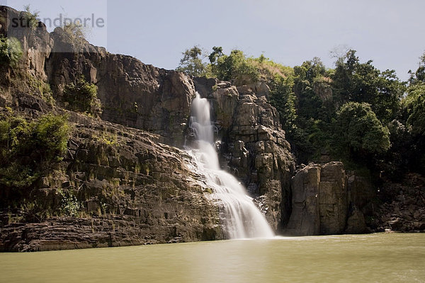 Pongour Wasserfall  zentrales Hochland Vietnam  Südostasien