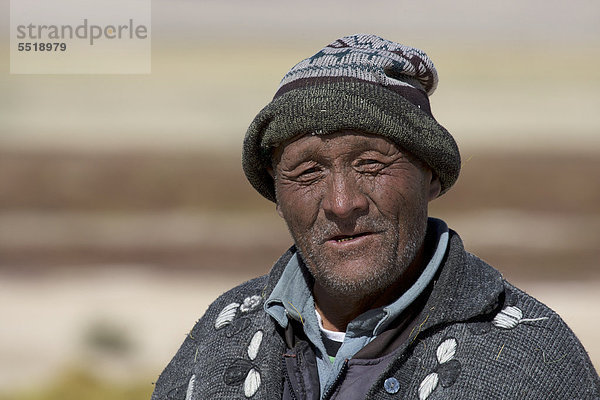 Kirgise  Porträt  Pamir  Tadschikistan  Zentralasien