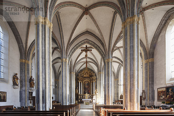 Stiftskirche  Laufen an der Salzach  Rupertiwinkel  Oberbayern  Bayern  Deutschland  Europa