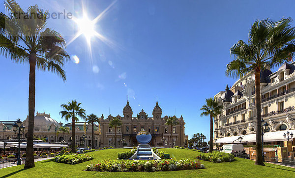 Casino und Hotel de Paris  Place du Casino  Monte Carlo  Fürstentum Monaco  Europa  ÖffentlicherGrund