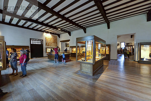 Museum des Rekonstruierten Römerkastells Saalburg  Limes  UNESCO Weltkulturerbe  Taunus  Hessen  Deutschland  Europa